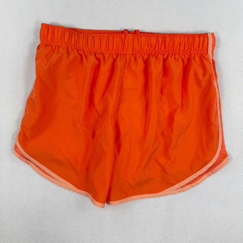 Nike Tempo Women Brief-Lined Running Short Size L Turf Orange Midrise HM6096-842 - Picture 4 of 8